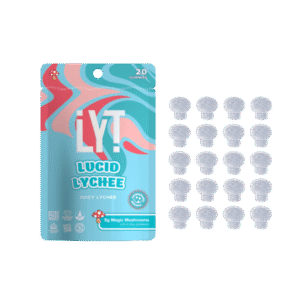 lyt mushroom gummies lucid lychee (juicy lychee)