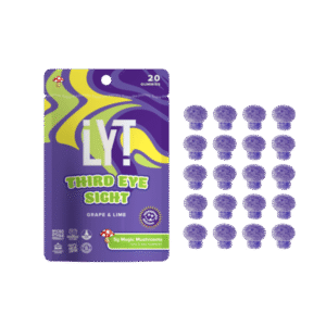 lyt third eye sight (grape and lime) lyt mushroom gummies
